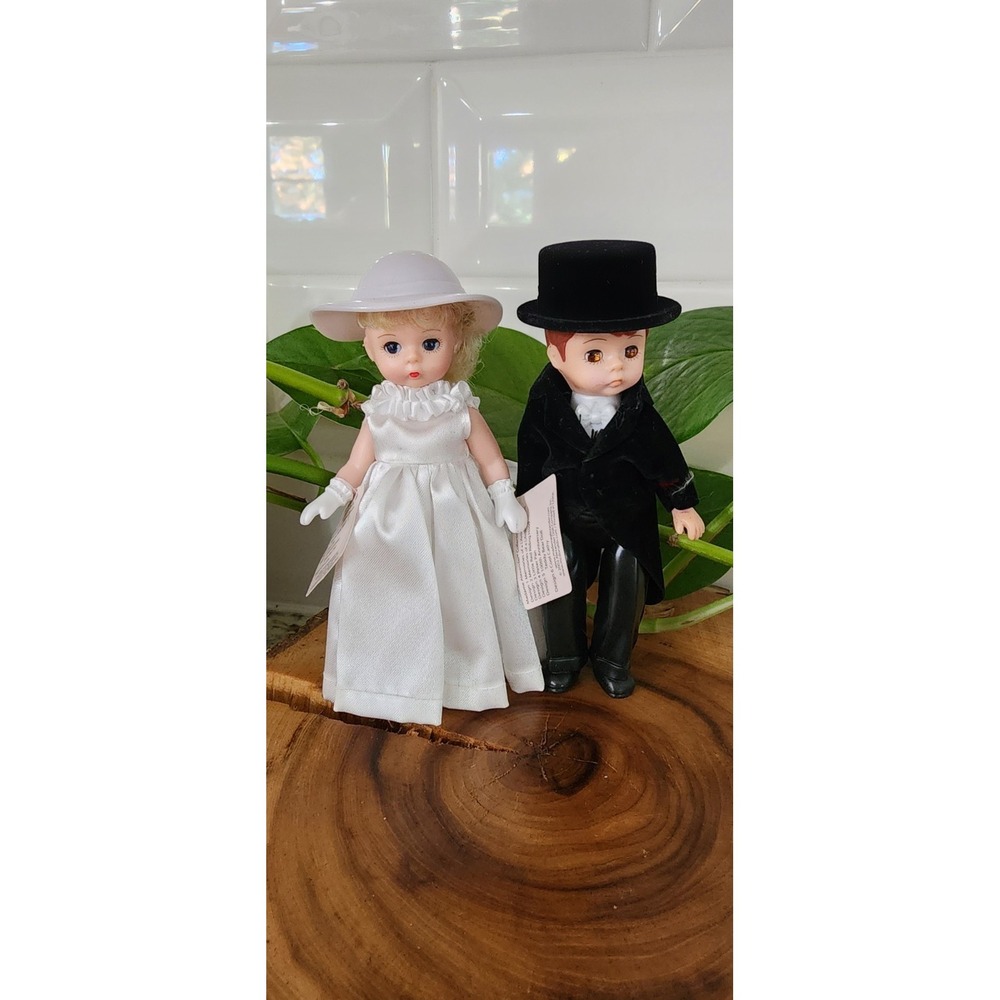 MCDONALD'S 2002 MADAME ALEXANDER 5" MEMORIES OF A LIFETIME BRIDE AND GROOM DOLLS